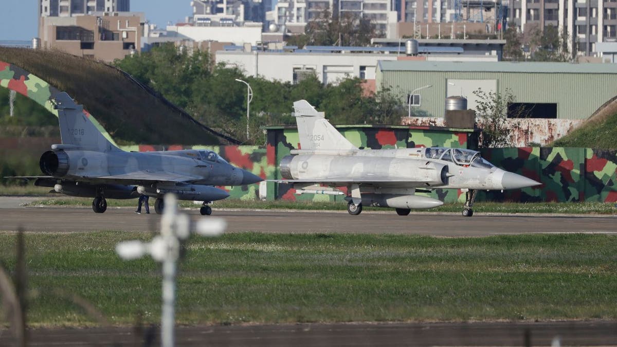 Two Taiwan fighter jets