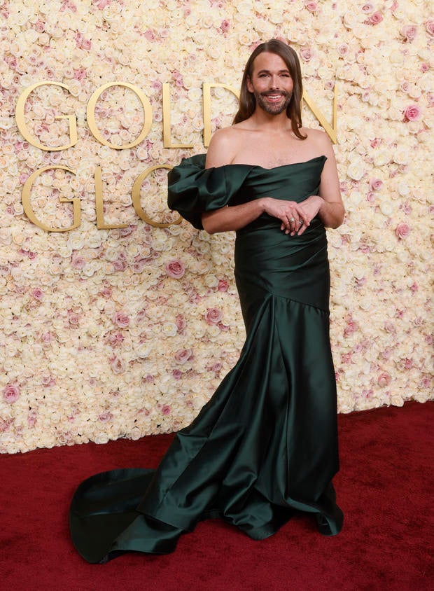 Jonathan van Ness at the Golden Globes 